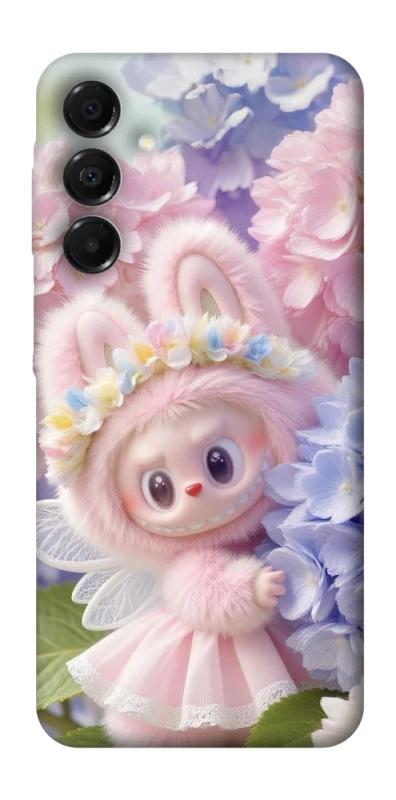 Чохол на Samsung Galaxy A17 4G/5G Labubu & Flowers ver.1 фото 1 з 1