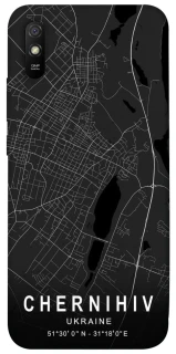 Чехол на Xiaomi Redmi 9A Chernihiv map фото 1 из 1