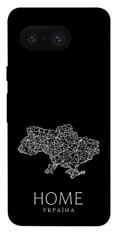 Чохол на Google Pixel 8 Ukraine black map фото 1 з 1