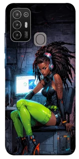 Чехол на ZTE Blade A52 Cyber girl фото 1 из 1