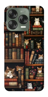 Чехол на ZTE Nubia V70 Design Cats & Books фото 1 из 1