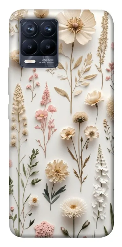 Чохол на Realme 8 Floral design ver.1 фото 1 з 1