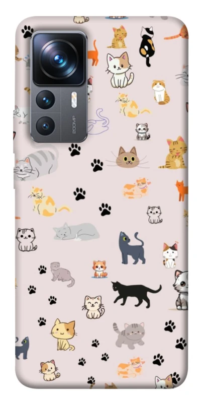 Чохол на Xiaomi 12T / 12T Pro Cat style ver.1 фото 1 з 1
