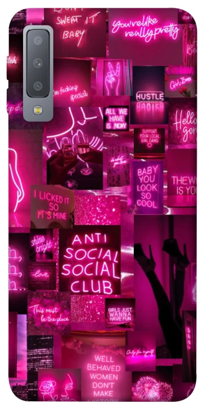 Чехол на Samsung A750 Galaxy A7 (2018) Hot collage ver.7 фото 1 из 1