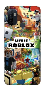 Чохол на Oppo A53 / A32 / A33 Life is Roblox фото 1 Чохол на Oppo A53 / A32 / A33 Life is Roblox фото 1 з 1