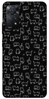 Чохол на Xiaomi Redmi Note 12 Pro 4G Black Cats фото 1 з 1