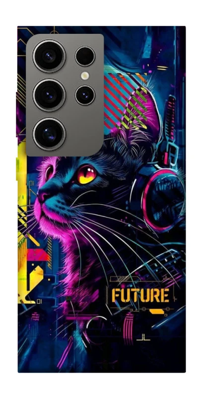 Чохол на Samsung Galaxy S24 Ultra Cyber Cat v2 фото 1 з 1