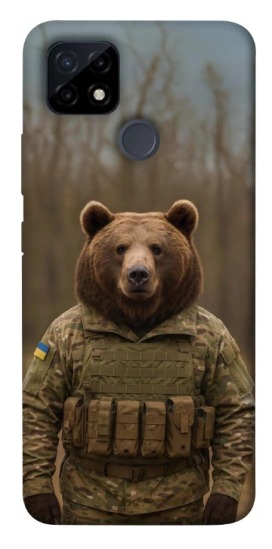 Чохол на Realme C21Y Ведмідь захисник фото 1 з 1