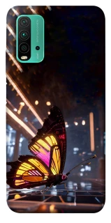 Чехол на Xiaomi Redmi Note 9 4G / Redmi 9 Power Cyber butterfly фото 1 из 1