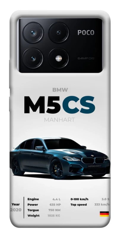 Чехол на Xiaomi Poco X6 BMW M5 CS фото 1 из 1