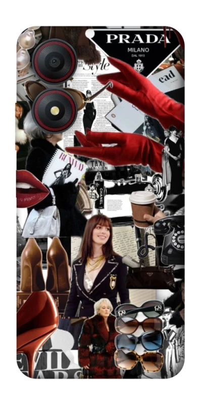 Чохол на ZTE Blade A34 4G Fashion collage ver.13 фото 1 з 1
