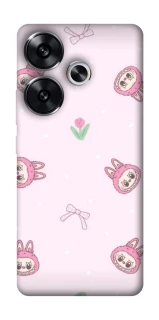 Чохол на Xiaomi Poco F6 Labubu Flower фото 1 з 1