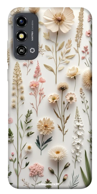Чохол на ZTE Blade A53 Floral design ver.1 фото 1 з 1