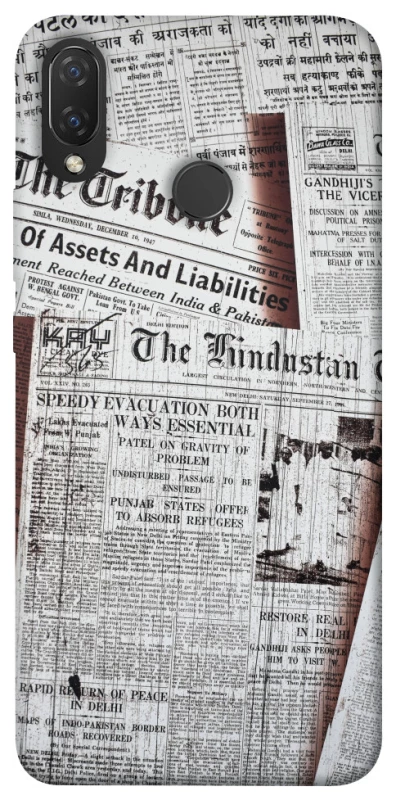 Чехол на Huawei P Smart+ (nova 3i) Газеты фото 1 из 1