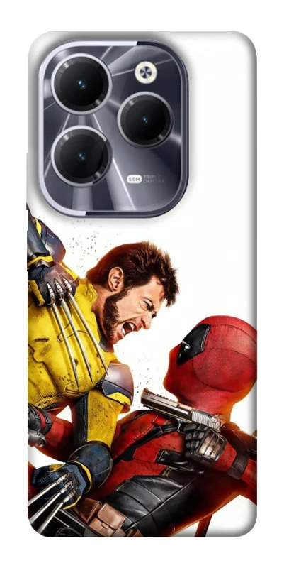 Чехол на Infinix Hot 40 Deadpool and Wolverine фото 1 из 1