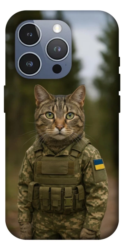 Чехол на Apple iPhone 16 Pro Max Кот защитник фото 1 из 1