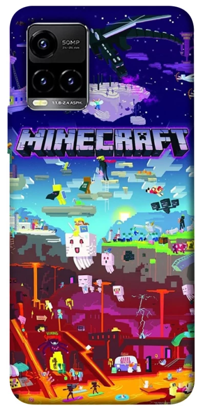 Чохол на Vivo Y21 / Y33s Minecraft world фото 1 з 1