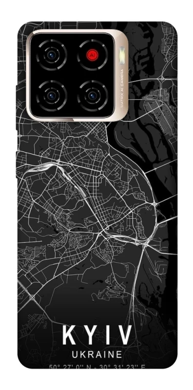 Чохол на ZTE Blade A56 Kyiv map фото 1 з 1