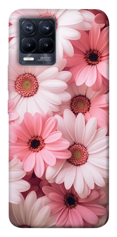 Чехол на Realme 8 Розовые цветы v2 фото 1 из 1