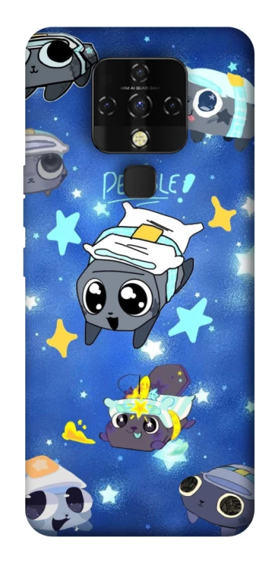 Чохол на TECNO Camon 16 SE Pebble kitten stars фото 1 з 1