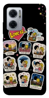 Чехол на Xiaomi Redmi Note 11E Love is ver.4 фото 1 из 1