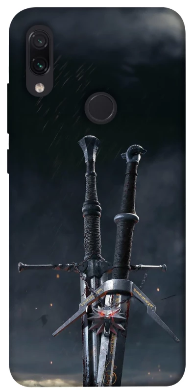 Чехол на Xiaomi Redmi Note 7 / Note 7 Pro / Note 7s Мечи Ведьмака фото 1 из 1