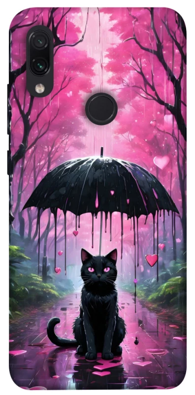 Чохол на Xiaomi Redmi Note 7 / Note 7 Pro / Note 7s Black cat фото 1 з 1