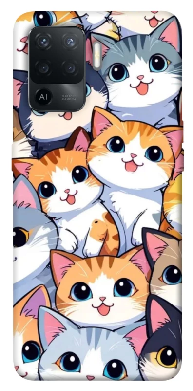 Чохол на Oppo Reno 5 Lite Cute Cat v2 фото 1 з 1