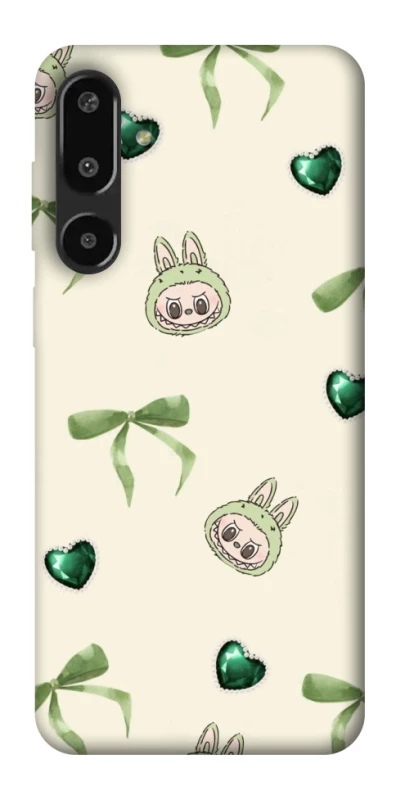 Чохол на Samsung Galaxy F16 Labubu Green Heart фото 1 з 1
