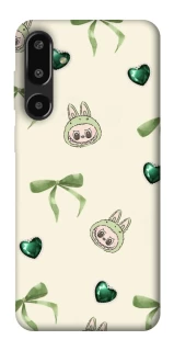 Чехол на Samsung Galaxy F16 Labubu Green Heart фото 1 из 1