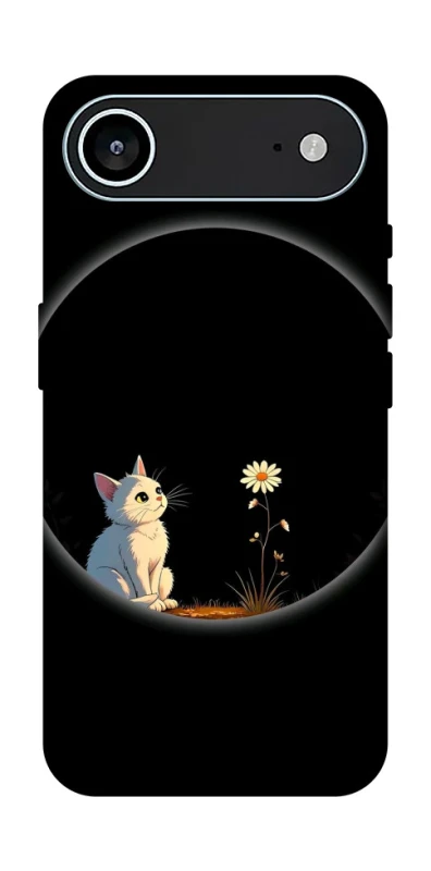 Чохол на Apple iPhone 17 Air (6.5") Cat and flower фото 1 з 1
