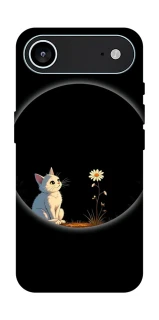 Чохол на Apple iPhone 17 Air (6.5") Cat and flower фото 1 з 1