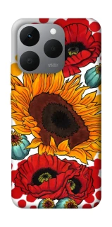 Чохол на Realme 15T Соняшники та маки фото 1 з 1