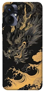 Чохол на TECNO Spark 9 Pro gold dragon фото 1 з 1
