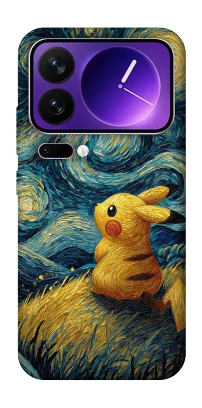 Чохол на Xiaomi 17 Pro Max Pikachu and Van Gogh фото 1 з 1