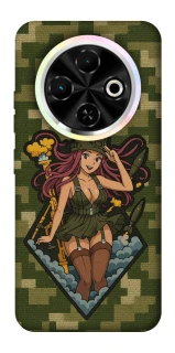 Чехол на TECNO Spark 30C Military Waifu фото 1 из 1