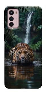 Чехол на Motorola Moto G42 Leopard in water фото 1 из 1