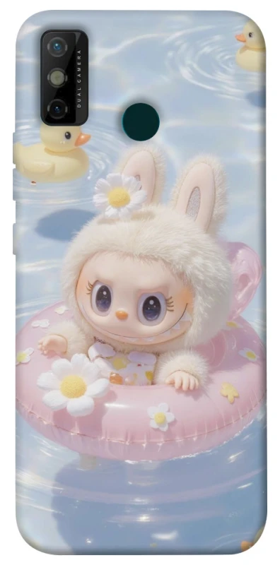 Чохол на TECNO Spark 6 Go Labubu swimming фото 1 з 1