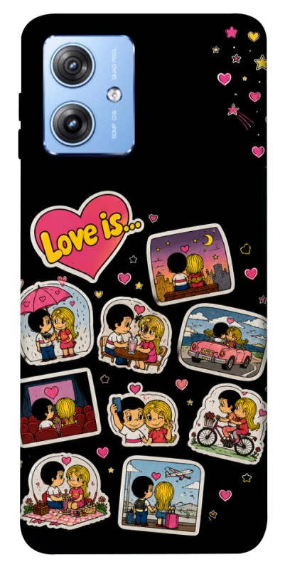 Чохол на Motorola Moto G84 Love is ver.3 фото 1 з 1