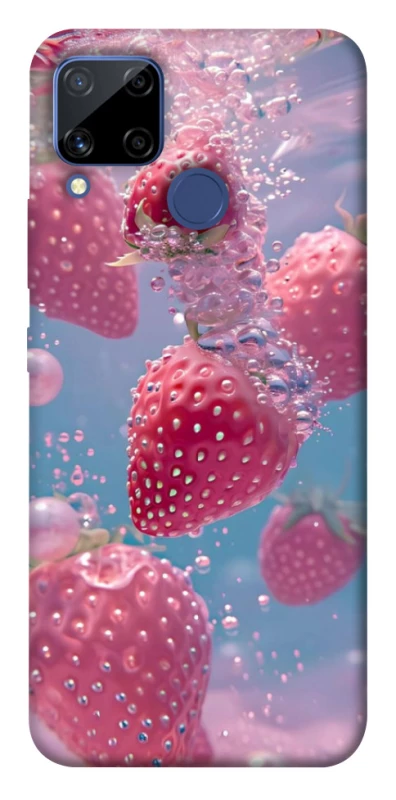 Чохол на Realme C15 Полуниця в воді фото 1 з 1