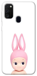 Чехол на Samsung Galaxy M21 Minimal Bunny Peek фото 1 из 1