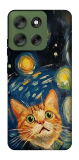 Чехол на Motorola Moto G56 5G paint cat фото 1 из 1