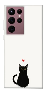 Чохол на Samsung Galaxy S22 Ultra cat in love фото 1 Чохол на Samsung Galaxy S22 Ultra cat in love фото 1 з 1