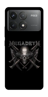 Чохол на Xiaomi Poco F6 Pro Megadeth фото 1 з 1