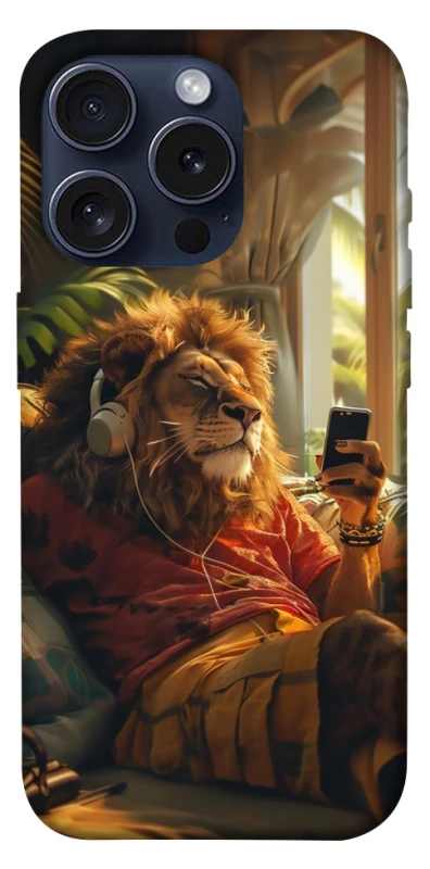 Чохол на Apple iPhone 15 Pro (6.1") Лев v2 фото 1 з 1