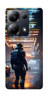 Чехол на Xiaomi Poco M6 Pro 4G Cyber character фото 1 из 1