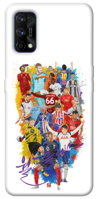 Чохол на Realme 7 Pro Football Abstract v2 фото 1 з 1