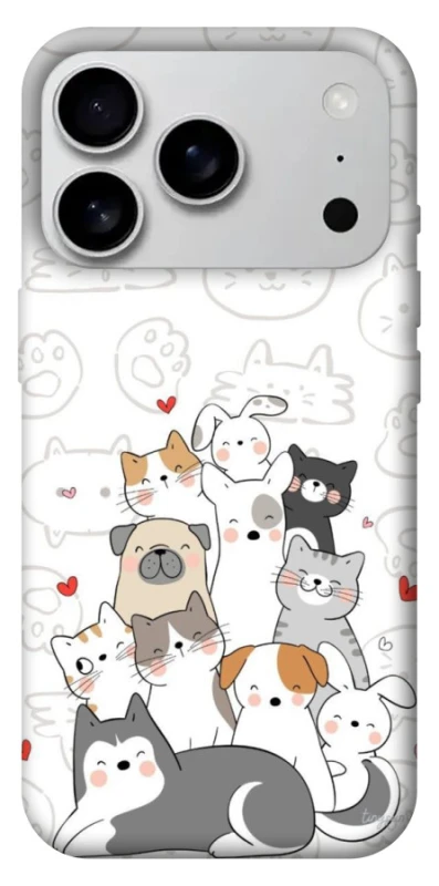 Чохол на Apple iPhone 17 Pro Max (6.9") Funny Pets фото 1 з 1