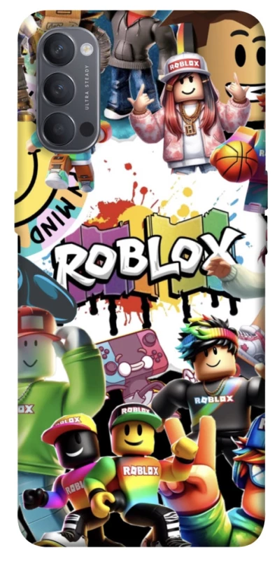 Чохол на Oppo Reno 4 Roblox Characters Collage фото 1 з 1