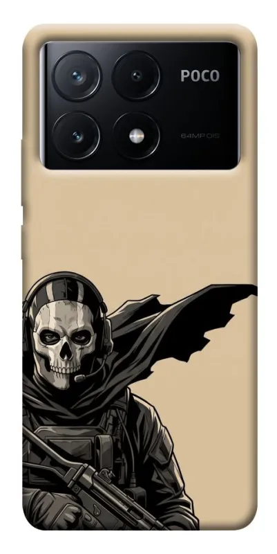 Чохол на Xiaomi Poco X6 Ghost v1 фото 1 з 1